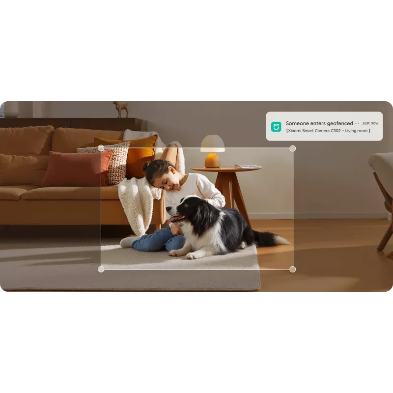 Dome-tüüpi nutikaamera Xiaomi C302 — 3 MP, H.265, microSD tugi (8–256 GB)