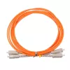 Fiiberoptiline kaabel Extralink EX.3692 — FTTH OM2 SC‑SC, 1 m, täisdupleks, punane