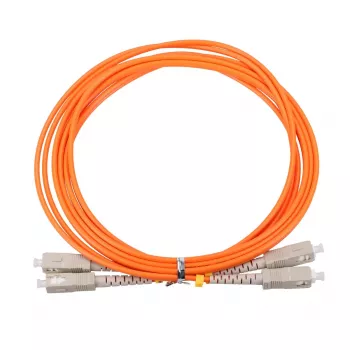 Fiiberoptiline kaabel Extralink EX.3692 — FTTH OM2 SC‑SC, 1 m, täisdupleks, punane