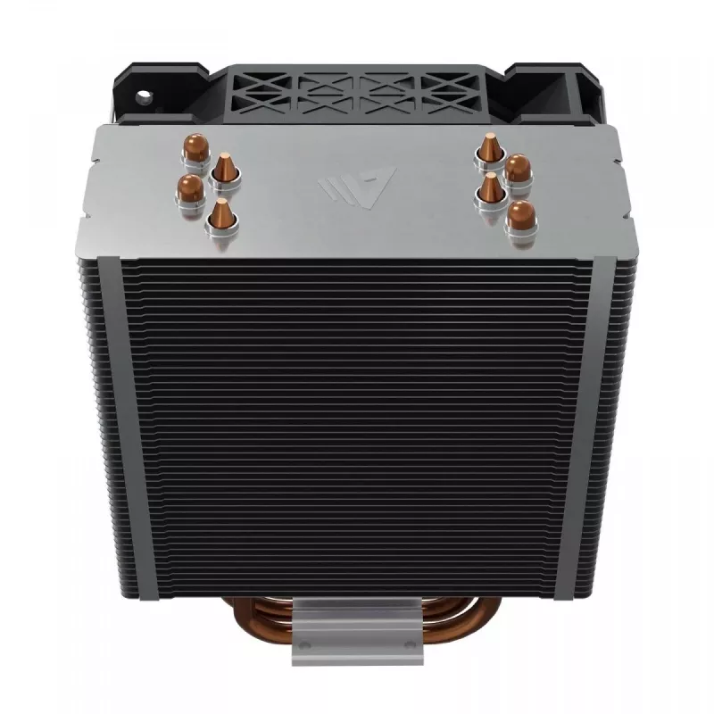 Protsessori õhkjahuti SAVIO SAVGCOVORTEXX2ARGB 4 soojustoruga, 120 mm ARGB-ventilaator, must