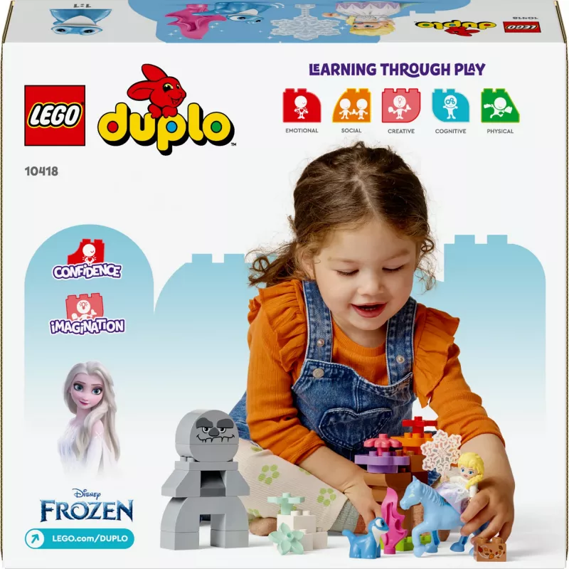 LEGO DUPLO mängukomplekt 10418 — Disney Elsa ja Bruni Nõiutud metsas, 31 osa, 2+ aastat