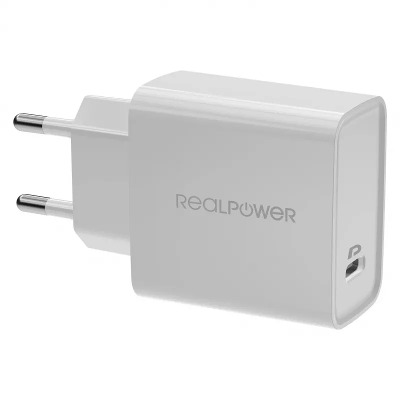 Siselaadur RealPower PC-MagSet Universal Valge