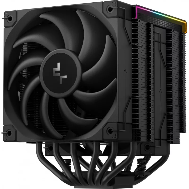 Protsessori õhujahuti DeepCool AK620 Digital PRO — 120 mm ventilaator, 1750 p/min, 25 dB, 12 V, sobib LGA1700/AM5, must