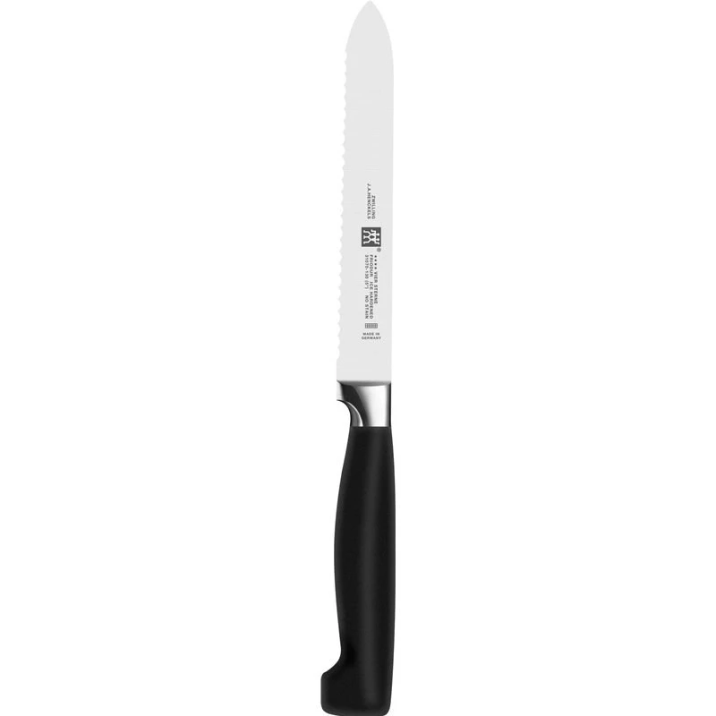 Nugade/riistade komplekt ZWILLING 35145-007-0 — 7-osaline koos koka-, koorimis-, leivanoa, köögikääride ja musta plokiga