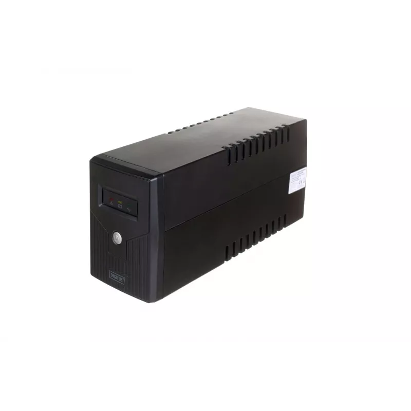 Digitus DN-170064 katkematu toiteallikas (UPS) Line-Interactive 0,8 kVA 480 W 2 AC-pistikupesa