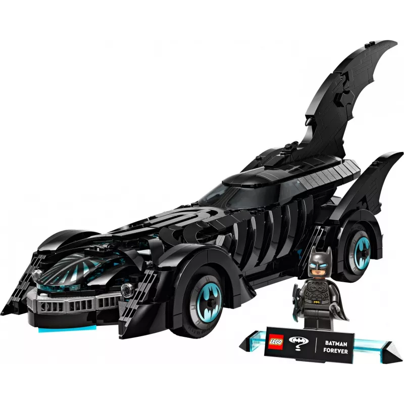 LEGO ehituskomplekt DC Super Heroes Batman Forever Batmobile 76304 — 909 detaili, 1 minifiguur, soovitatav vanus 12+