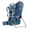 Beebikandja seljakott DEUTER Kid Comfort Active — sinine, polüamiid, kuni 22 kg, päikesevari, jalatus, VariQuick, Lite Air