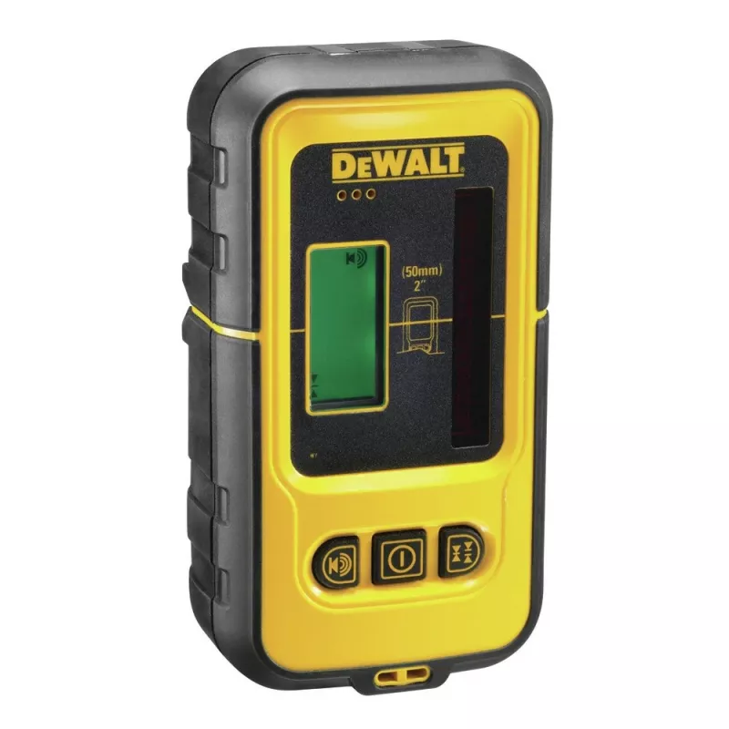 Joontaseme detektor DeWalt DE0892G-XJ, roheline 510 nm laser, max vahemik 50 m, 9 V aku, statiivikinnitus