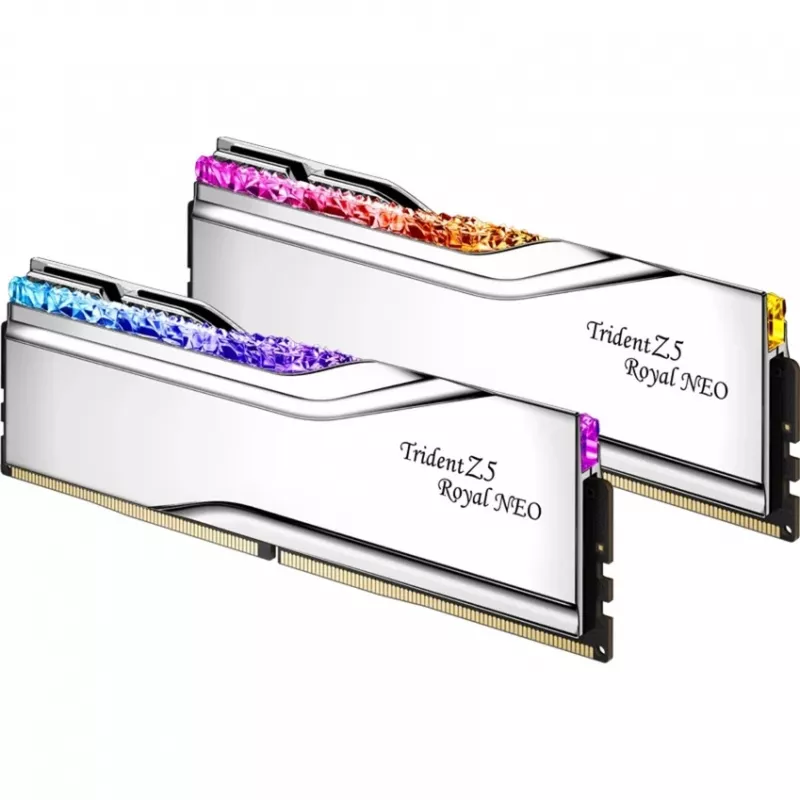 Trident Z5 Royal NEO RGB EXPO 32GB (2x16GB) DDR5 PC5-48000C28 6000MHz – hõbedane