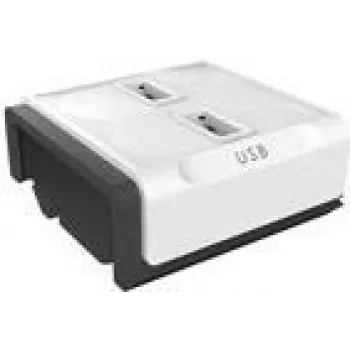 USB-laadimismoodul Allocacoc PowerStrip 10096/MDUSB2 — 2 USB-porti, kokku 2,4 A