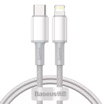 Baseus CATLGD-02 Lightning-kaabel 1 m Valge