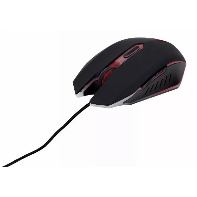 Mänguklaviatuur GEMBIRD GGS-UMG4-02 104-klahviga täissuuruses USB QWERTY USA inglise keel hiirega, must