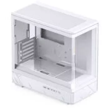 Jonsbo D200 valge mATX mid-torn korpus karastatud klaasi ja Mini Temp ekraaniga