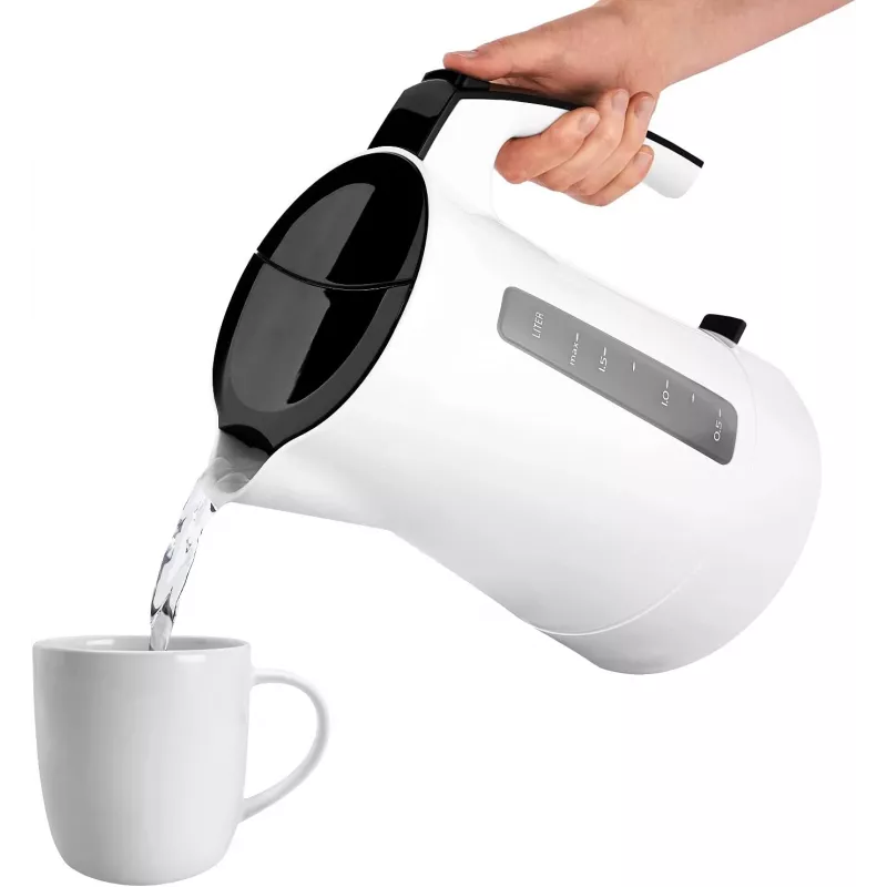 Elektriline veekeetja Melitta Enjoy Aqua 1.7 L 2400 W Must Valge