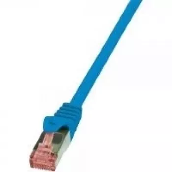 LogiLink PrimeLine - Paigalduskaabel - RJ-45 (M) kuni RJ-45 (M) - 0,5 m - SFTP, PiMF - CAT 6 - Halogeenivaba, Vormitud, Konksuvaba - Sinine