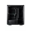 PC Midi Tower Cooler Master MasterFrame 500 Mesh — must, läbipaistva küljeaknaga, toetab ATX/EATX, 2x200 mm esi-, 1x120 mm tagaventilaator