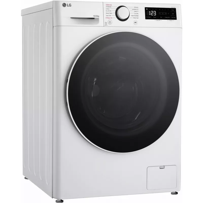 LG F4DR510S0W pesumasin-kuivati 10 kg 1400 p/min valge