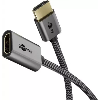 Ülikiire HDMI-Flexiadapter, kaabel must/kuldne