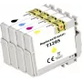 Renkforce'i tindi kombineeritud komplekt, asendab Epson T1295 (C13T129540) ühilduv must, tsüaan, magenta, kollane RF-I-T1291-4BKCMY4PK RF-5718864 (RF-5718864)