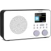 Internetiraadio TECHNISAT VIOLA 2 C IR — Analoog- ja digituuner, DAB+/FM, Wi‑Fi, 3 W, 2,4-tolline TFT, 3,5 mm, must/valge