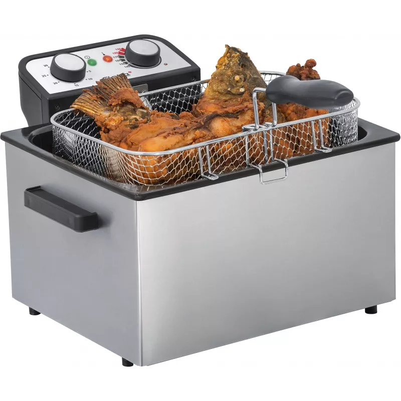 Fritüür Steba DF 300 Double 5 L 3000 W Must Roostevaba teras