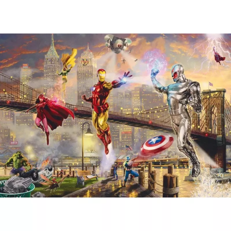Thomas Kinkade Studios: Marvel - Raudmees, pusle 1000 tk