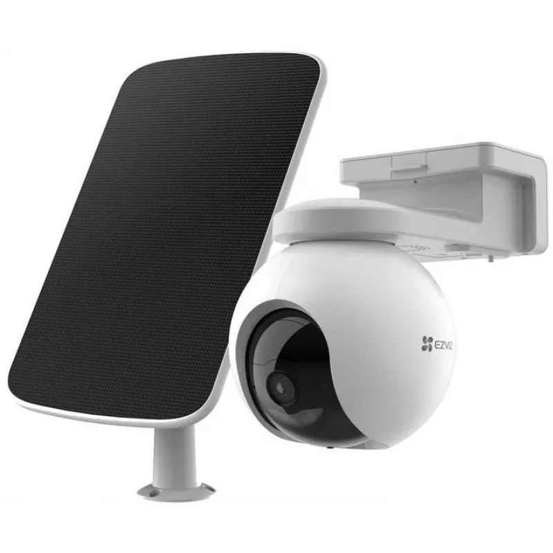 IP-valvekaamera EZVIZ HB8 4MP (2560×1440), välitingimustesse, PTZ, Wi‑Fi, aku/DC, päikesepaneel kaasas