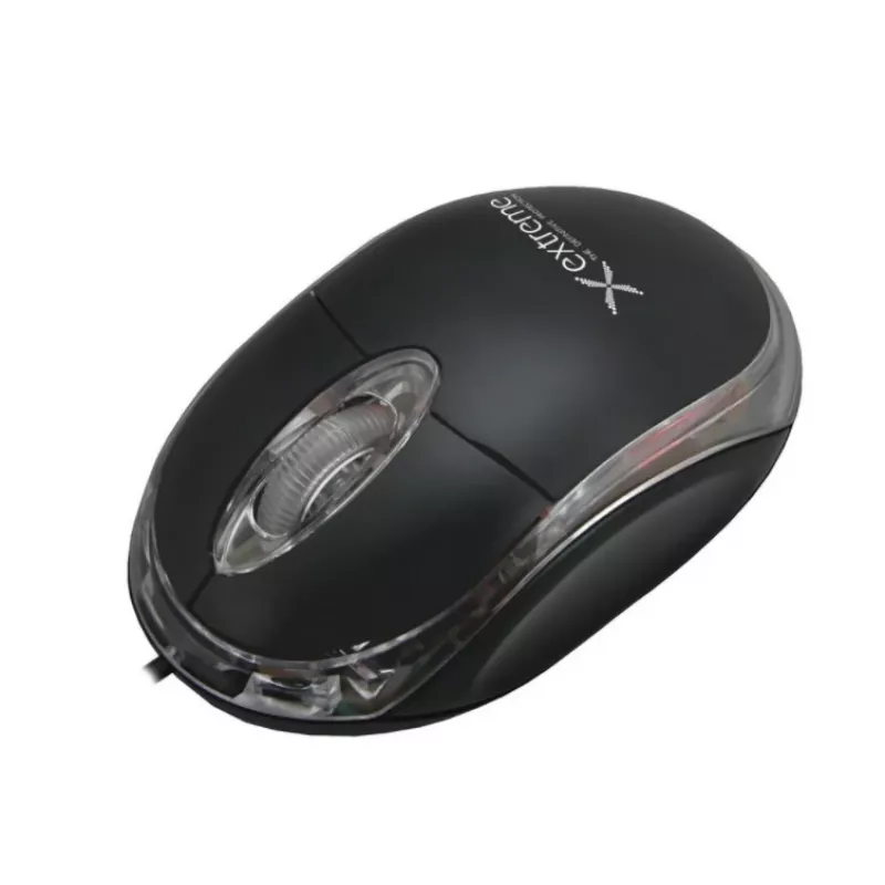 Juhtmega optiline mõlemakäeline hiir EXTREME XM102K — 1000 DPI, USB Type-A, 1,2 m kaabel, 3 nuppu