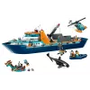 Ehituskomplekt LEGO City Arktika uurimislaev 60368 — 815 osa, 7+ aastat, 4 minifiguuri