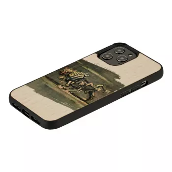 Man and Wood telefonikate iPhone 12 Pro Maxile — valge pulli disain