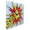 NeXtime kell 8173 Boom, 43x43 cm, Seinale , Punane/ Kollane/ Valge