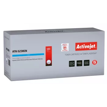Activejet ATK-5230CN tooner (asendus Kyocera TK-5230C jaoks; Supreme; 2200 lehekülge; tsüaan)