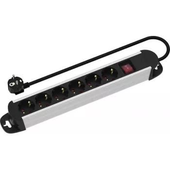 ROLINE Power Strip CEE7/7 6-way m.Switch - Power Strip (19.07.2613)