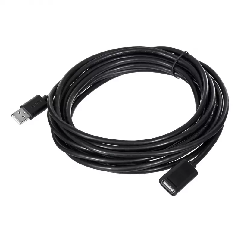 USB-pikenduskaabel Unitek Y‑C418GBK 5 m USB A USB A USB 2.0, must