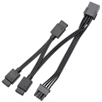 Signaalijagaja kaabel ek water blocks EK-Loop OmniLink D-RGB 10cm Must, 1-2 D-RGB jaotur