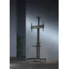 Põranda TV-alus Gembird TVS-70T-02 ekraanidele 37 tolli kuni 70 tolli, max 70 kg, VESA 200x200–600x400, kaldenurk ±5°/−12°, kõrguse reguleerimisega, rattad, kaablihaldus