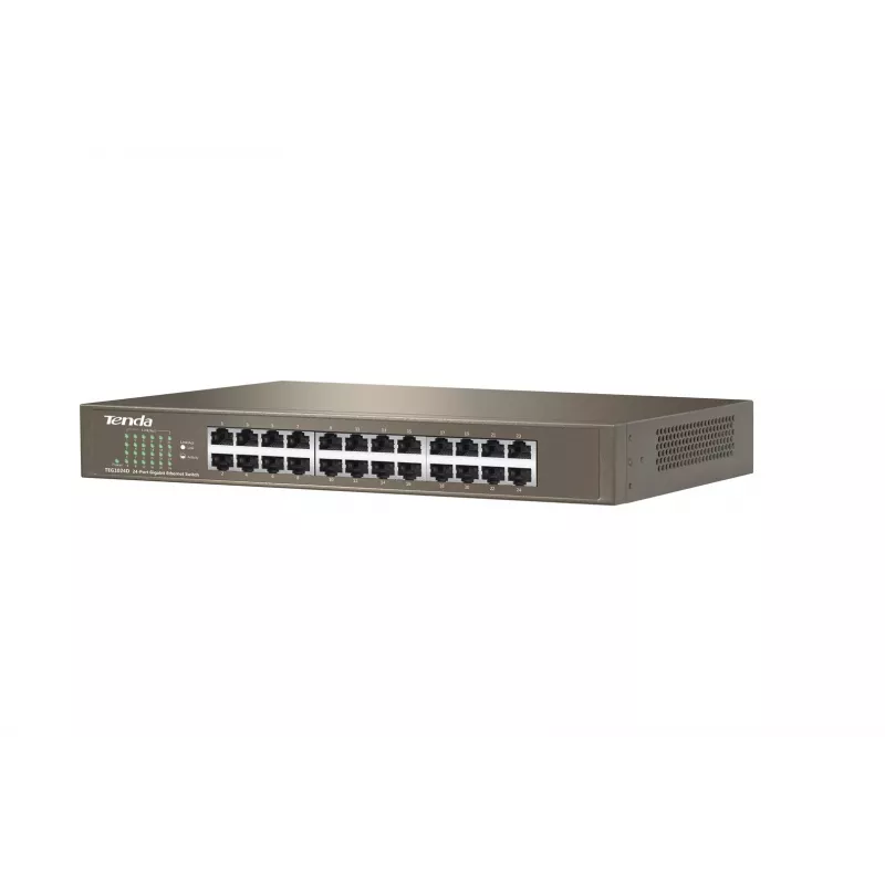 Mittehallatav kommutaator TENDA TEG1024D 24-pordiline Gigabit Ethernet, 48 Gbps, 8000 MAC tabel, sinine