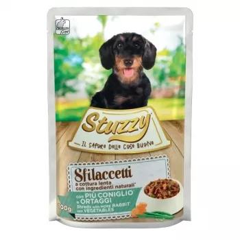 STUZZY Shreds küüliku ja köögiviljadega - märg koeratoit - 100 g