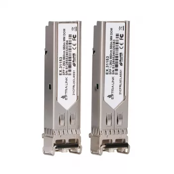 SFP-moodul Extralink 1,25 Gbps LC/UPC 850 nm 550 m multirežiim (2-pakk)