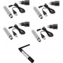 EUROLITE QuickDMX juhtmevaba DMX512 komplekt: saatja 1x + akuga vastuvõtjad 4x (MPN 20000901)