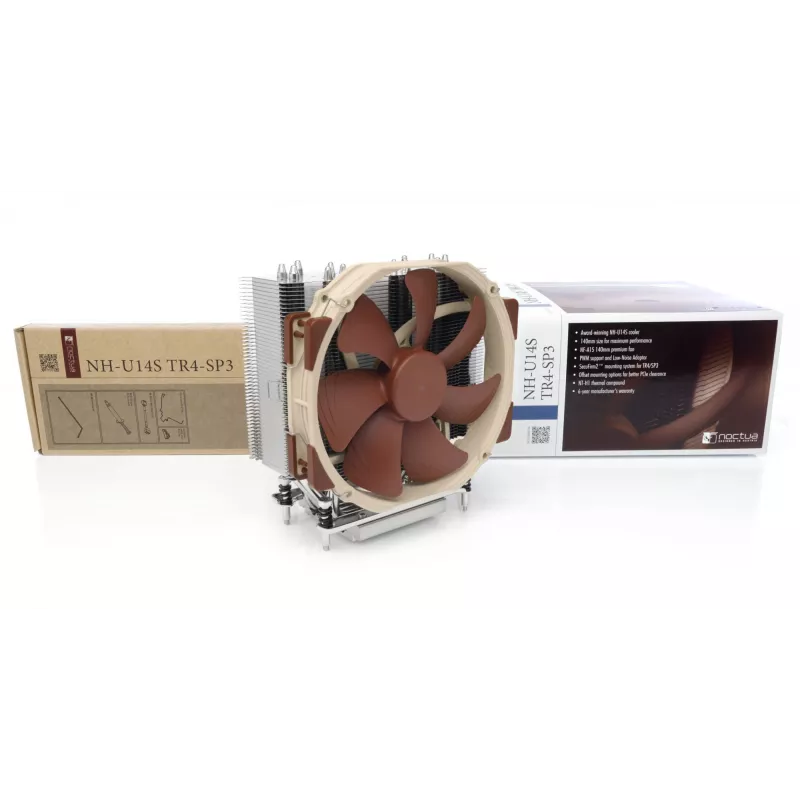 CPU jahuti Noctua NH-U14S TR4-SP3 — 140 mm ventilaator, pesa TR4/SP3, 165 mm kõrgus, 1.03 kg