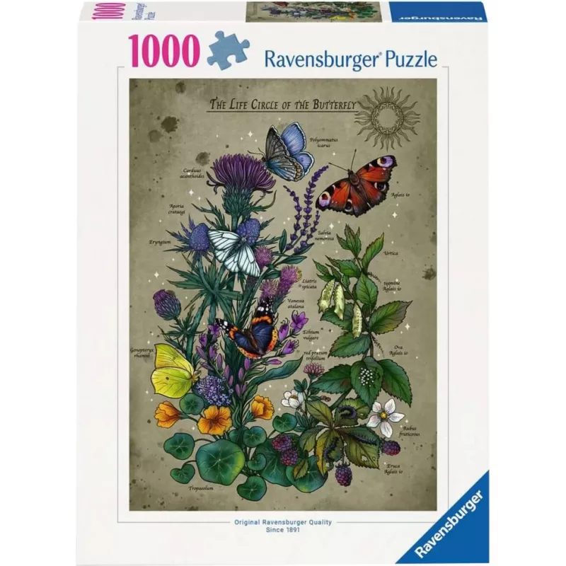 Pusle Ravensburger Circle of Life Butterfly 1000 tk