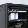 Qoltec 54516 19-tollise serverikapi paigutuspaneel, 24 porti, 1U, UTP, must