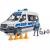 Mercedes-Benz politsei Sprinteri komplekt koos figuuri ja heli-/valgusmooduliga