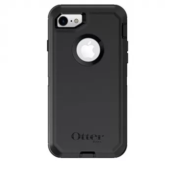 OtterBox Defender-ümbris iPhone SE (3. ja 2. põlvkond) ja iPhone 8/7 jaoks, must