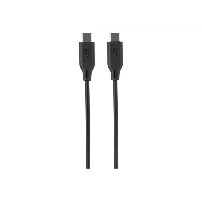 USB-kaabel Silicon Power LK15CC 1m USB C Must 0,48 Gbit/s