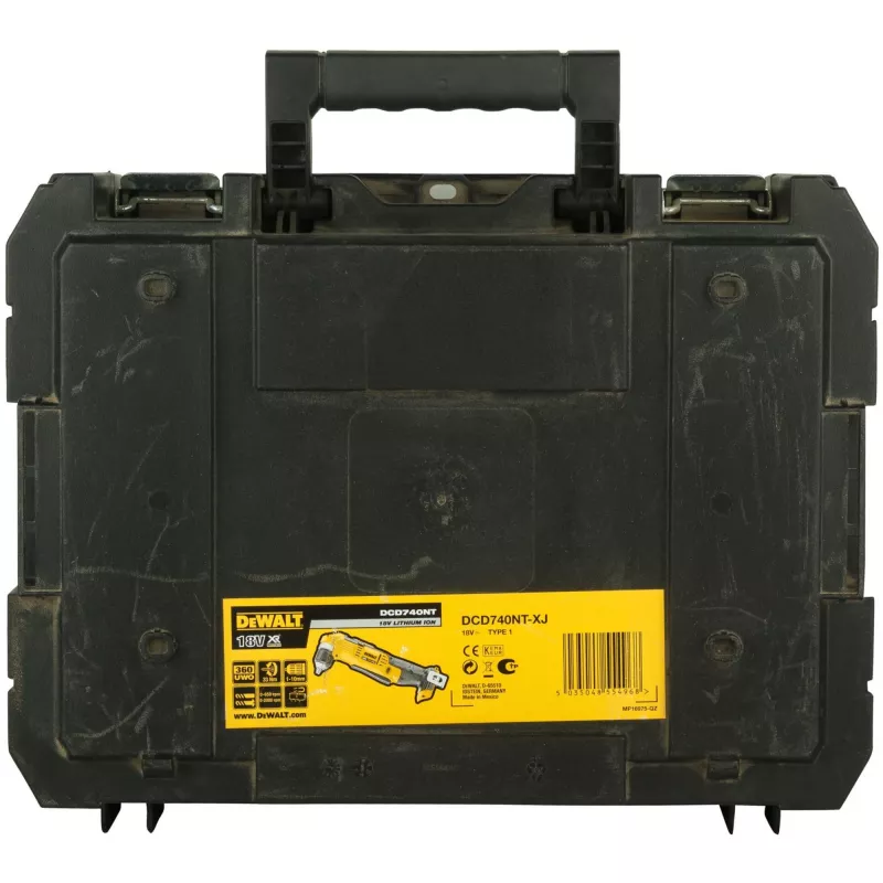 DeWALT DCD740NT-XJ puur 2000 RPM Padrunita 1,3 kg Must, Kollane