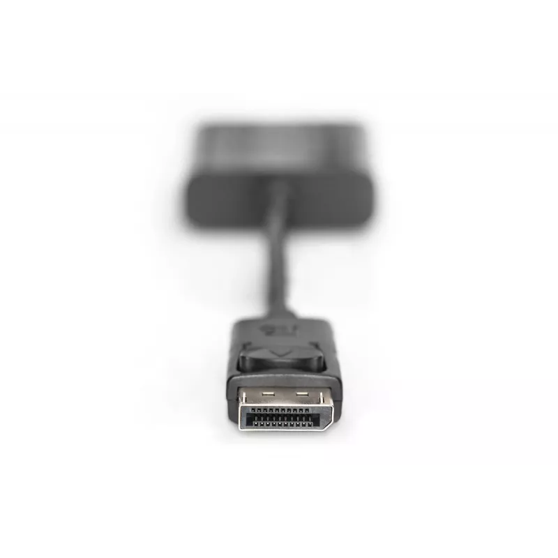 Assmann DisplayPort adapterkaabel. DP - HD15 M/F. 0.15m. lukustusega. DP 1.1 ühilduv. UL. sinine. varjestuseta. 32AWG (AK-340410-001-S)