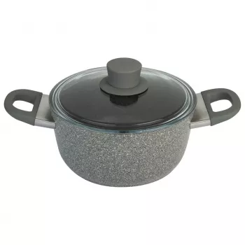 Induktsioongaasiga graniitpott kaanega Ballarini Murano - 4,8 l
