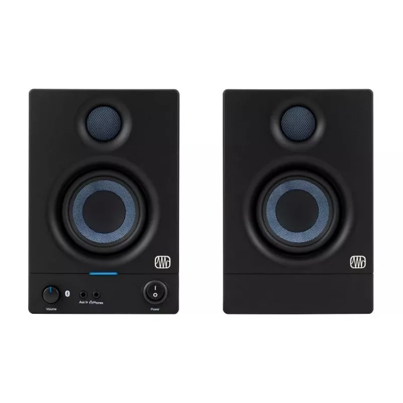Stuudio aktiivmonitorid PreSonus Eris 3.5 BT 2nd Gen — 2×25 W RMS, 80–20 000 Hz, Bluetooth 5.0, RCA/TRS sisendid, 3,5 mm kõrvaklapiväljund